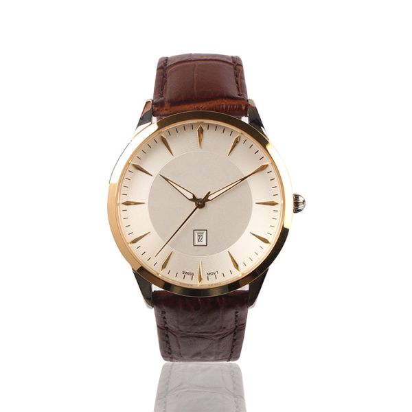 Unisex Black Waterproof Metal Watch