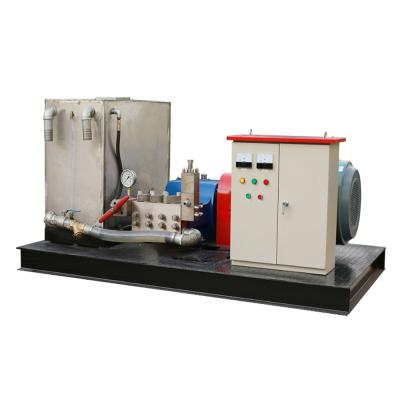 Máquina de chorro de agua a alta presión XUZHIYANG 500bar 60l/min 55KW accionada por motor eléctrico