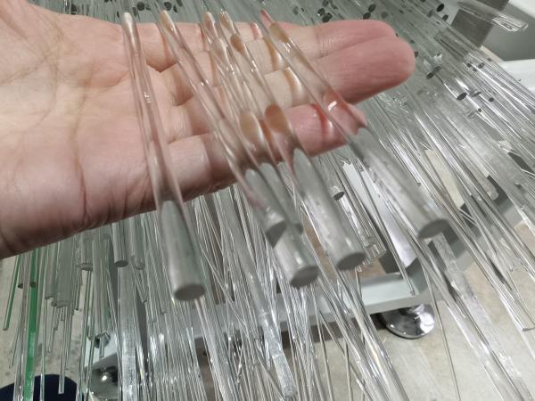 CE Single Screw Extruder Machine Clear Acrylic Bar Stick Rod Production Line