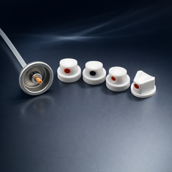 One Inch UV-Resistant Color-Matched Aerosol Male Valve for Automotive Paint Spray