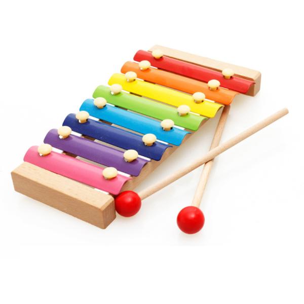 Xilófono de madera Toy Music Instrument Non Toxic de los niños unisex del bebé