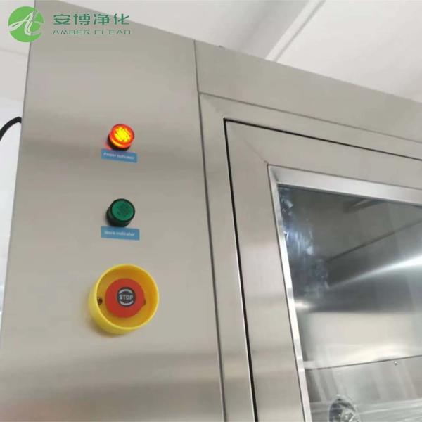 LCD Screen Anti-Fingerprint Easy To Clean Stainless Steel Air Shower Room