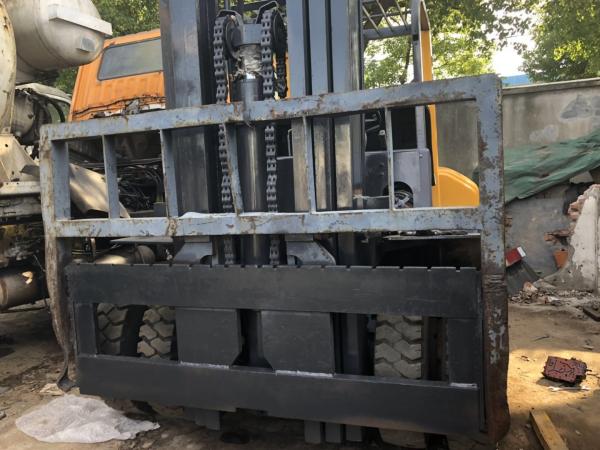 used 7ton tcm 3stages diesel forklift FD70Z8 originally made in japan,low working hrs ,6m lifting height
