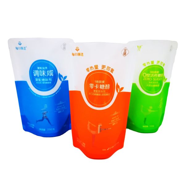 Digital Printing With Logo Customized  Low Qty Custom Mylar Bags for Food Storage Packaging Plastic  Stand up Zipper Pouch
