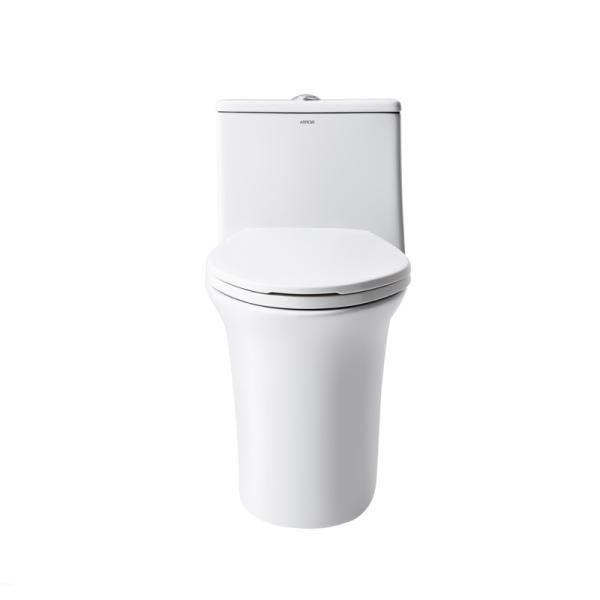 Round Bowl 1gpf One Piece Toilets Siphon Flush 4L S Trap 400mm