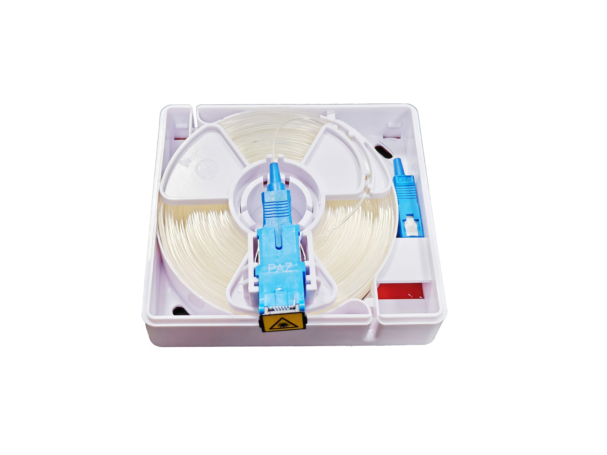 FTTH Indoor ABS 1 Core SC Adapter Invisible Fiber Optic Box Стенный выход