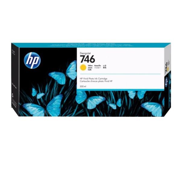 HP 746 300ml Full Color Digital Printing for Cartridge Original Compatible with HP DesignJet Z6/Z9 Printers SG MK