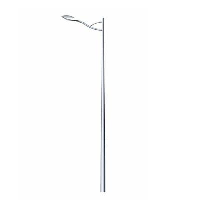 Octagonal Galvanized Outdoor Street Light Post Q235b Metal