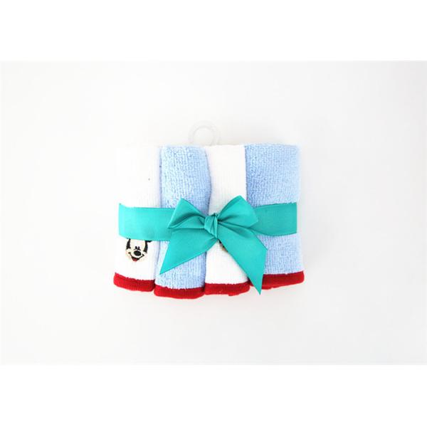 Multi Use Infants Baby Bath Washcloths Good Hand Feeling Easy Wash / Dry