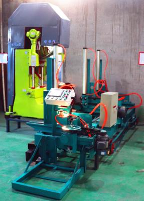 42 faixa vertical do corte de madeira automático do CNC viram a máquina, serração vertical do log