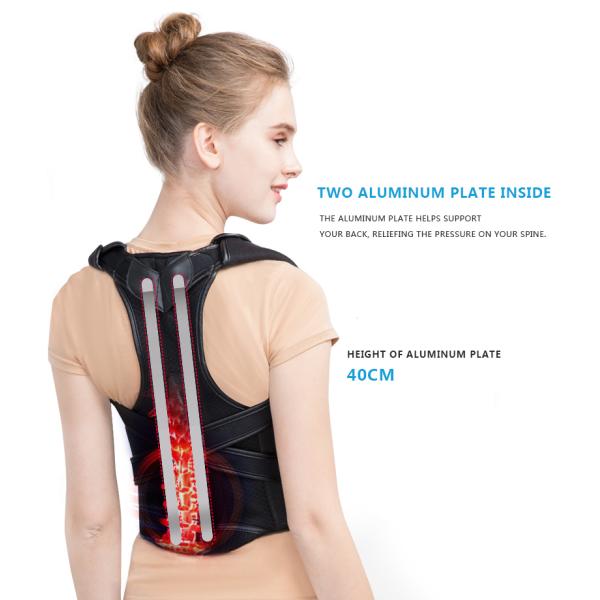 Factory direct sale ergonomic belt waist trainer cushion lumbar corset posture shape corrector back and shoulders support