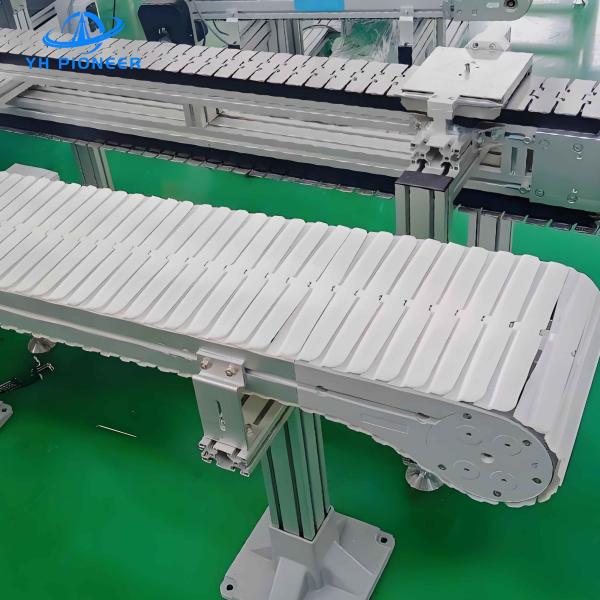 High Flexibility Flexible Chain Conveyor Machine For Food And Beverage Industry