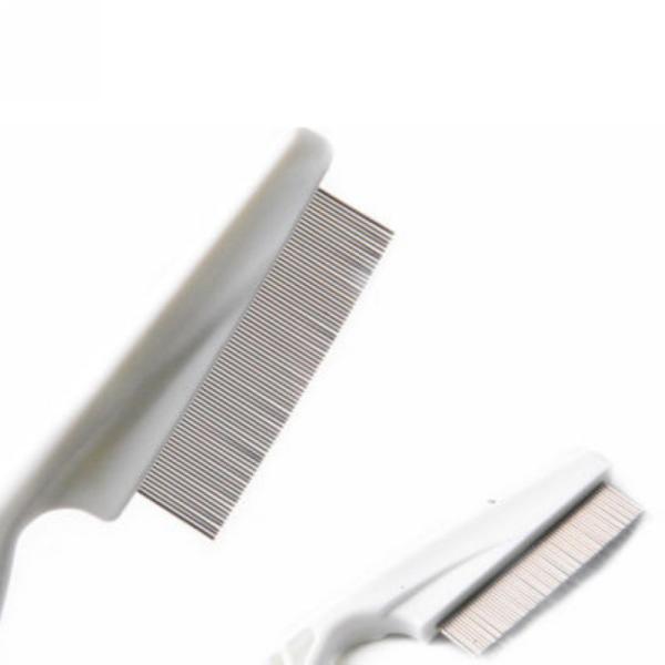 Plastic Handle Metal Comb Lice Comb With Magnifying Glass Hair Combs Remover For Dogs Cats, Pet