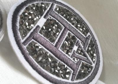 Remendos de borracha criativos do logotipo 3D, etiquetas laváveis da roupa do PVC da tela