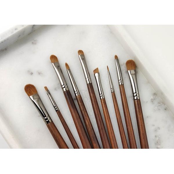 Щеток макияжа части красоты Vonira роскошный полный полностью профессиональный набор 42 с медной ручкой черного дерева Ferrule Handcrafted