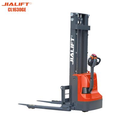 1.5kw Electric Pedestrian Stacker Rated Traction Weight 1600kg Pallet Stacker 3m