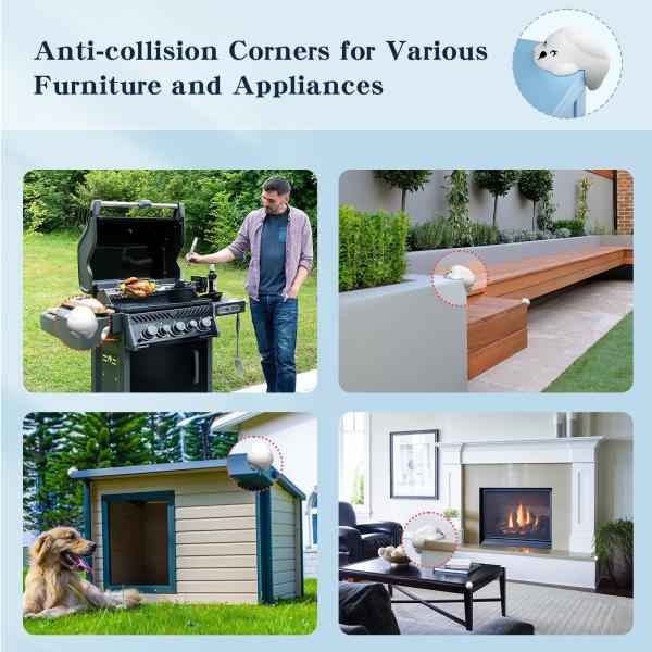 Детские пищевые силиконовые защитники уголков мебели Угловые защитники краев Защитные бамперы