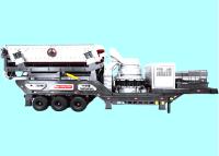 Broyeur mobile mobile de la station de broyeur de la chenille ISO9001 3YZS1848 Y3S21608F1315, usine concasseuse portative