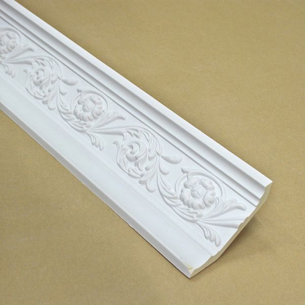 GA-81043 Guaranteed Contemporary Multi-Unit Residential Urethane Fluted Decorative Color Cornice