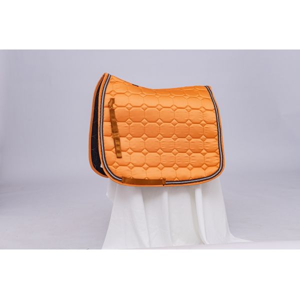 Fashion Materials Satin DR Saddle Pad With Breathable Fabric Underneath