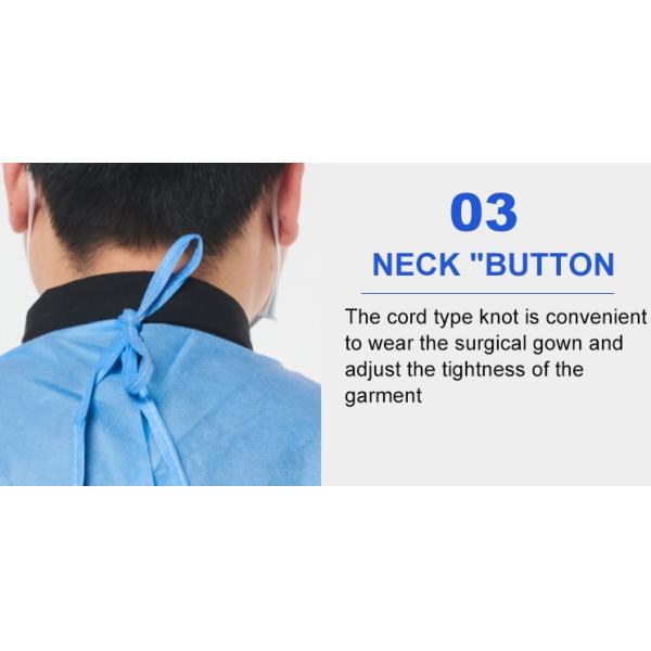 Мантии 60gsm уровня 4 EO стерильные усиленные AAMI медицинские устранимые