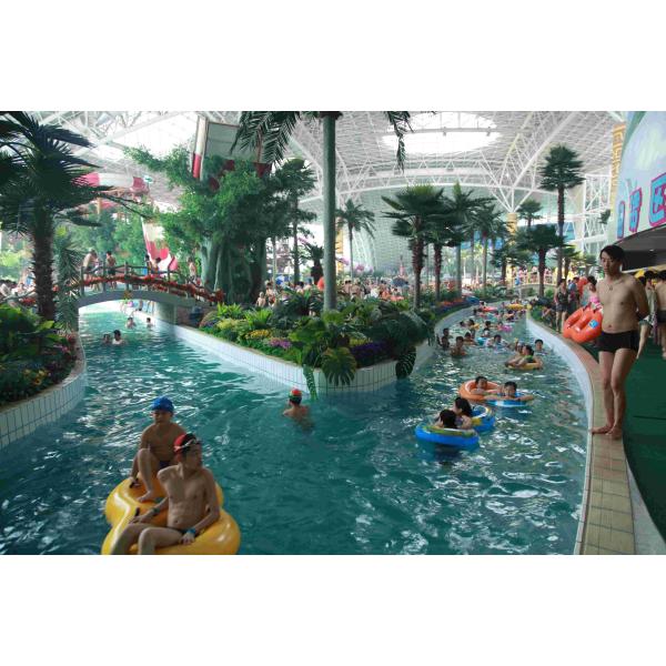 Strong Large Water Park Lazy River / Galvanized Carbon Steel Supporting