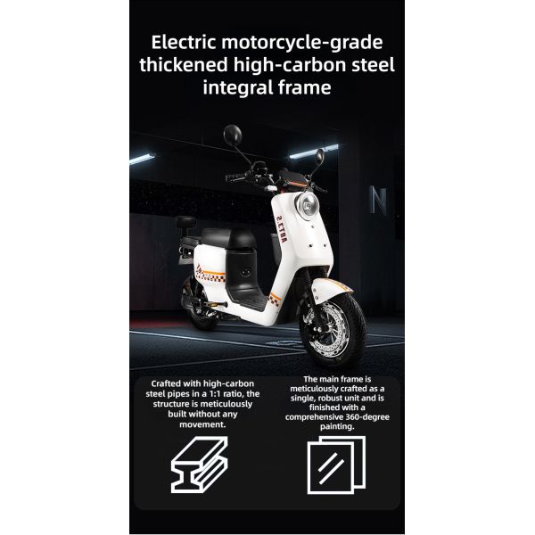100km Electric Mobility Scooter Long Range Electric Scooter With Seat