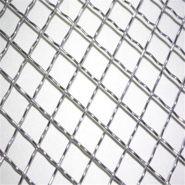 304 Stainless Steel Crimped Wire Mesh with Plain Weave and Customizable Size for Industrial Screening