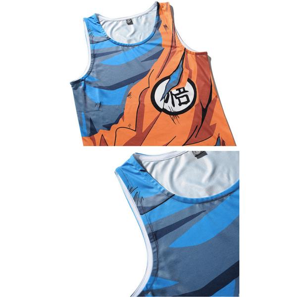 Cool Unisex Dragon Ball Super Son Goku T Shirts Anime Short Sleeve Tee Tops M - 3XL