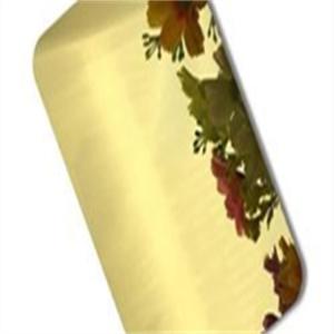 Decorative Gold Mirror Stainless Steel Sheet 304 316L Material OEM