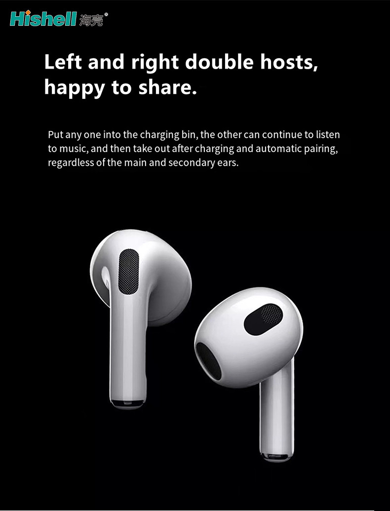 Радиотелеграф невидимое Bluetooth Earbuds V5.0 IPX5 касания OEM водоустойчивое