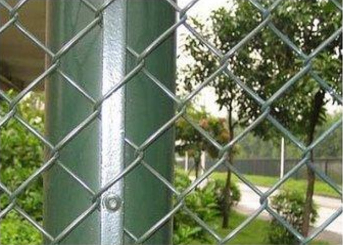 Pvc Sportsfield диаманта покрыл нержавеющую сталь ячеистой сети сварил загородку 5m