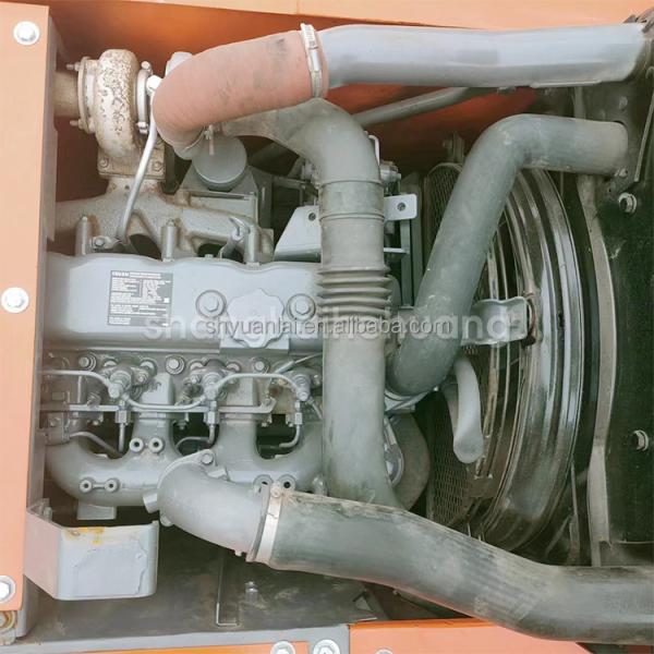 Excavadora de segunda mano Hitachi 120 con válvula hidráulica original y 66KW de potencia