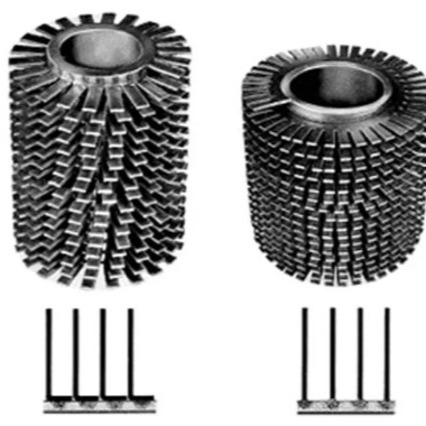 DELLOK Tubos de arrefecimento de barbatanas dentadas/tubos dentados em espiral