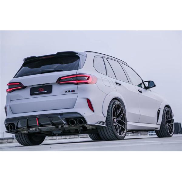 Compartimientos para automóviles Kit de carrocería de fibra de carbono para BMW X5M X5M Capuchón de fibra de carbono X5M Frente de pala difusor spoiler X5M Kit de carrocería ancha