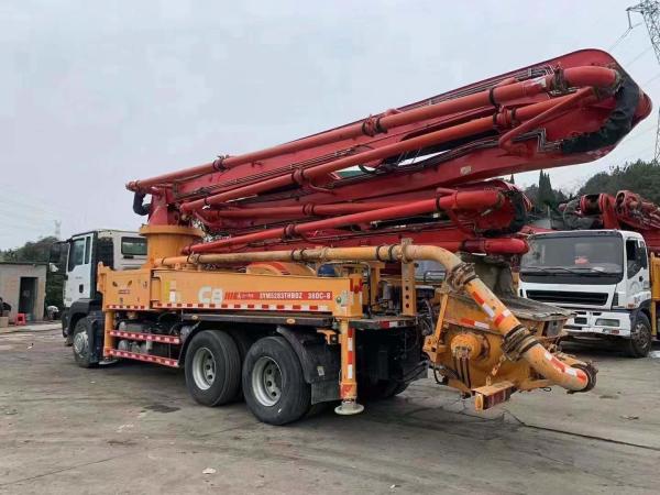 Max.Vertical Reach 38 Meter Usado equipamento pesado para caminhão de bomba de concreto