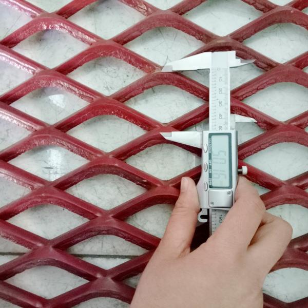 50mm*100mm 2mm Expanded Aluminium Mesh For Indoor And Outdoor Decoration