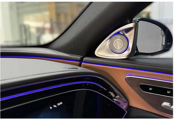4D rotation tweeter car speaker with ambient light for Mercedes Benz W214