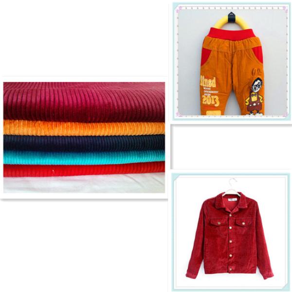 16W Wale 	Cotton Corduroy Fabric For Children Cloth And Girl Coat