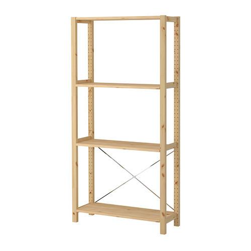 pine rack shelf