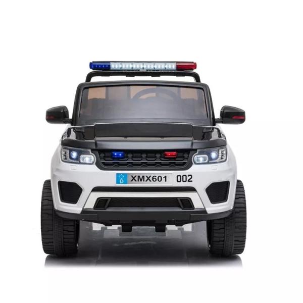 Black Ride On Baby Polícia elétrica SUV Carro com controle remoto brinquedo para crianças grandes