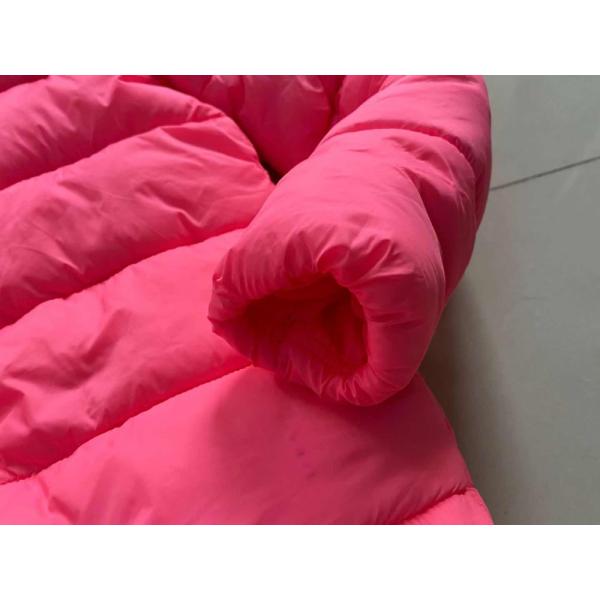 Pink Girl's Padded Coats Children's Winter Clothes 100% Polyester