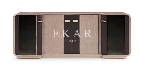 Luxury High Gloss Dining Room 4 Door Sideboard Cabinet
