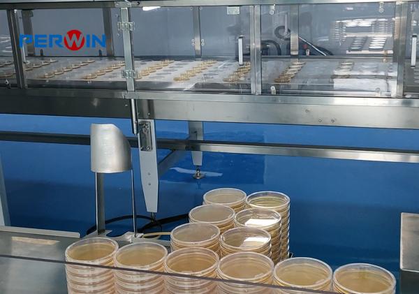 Efficient and Precise Petri Dish Filling Machine 3000Pcs/hour Speed 4ml-70ml Filling