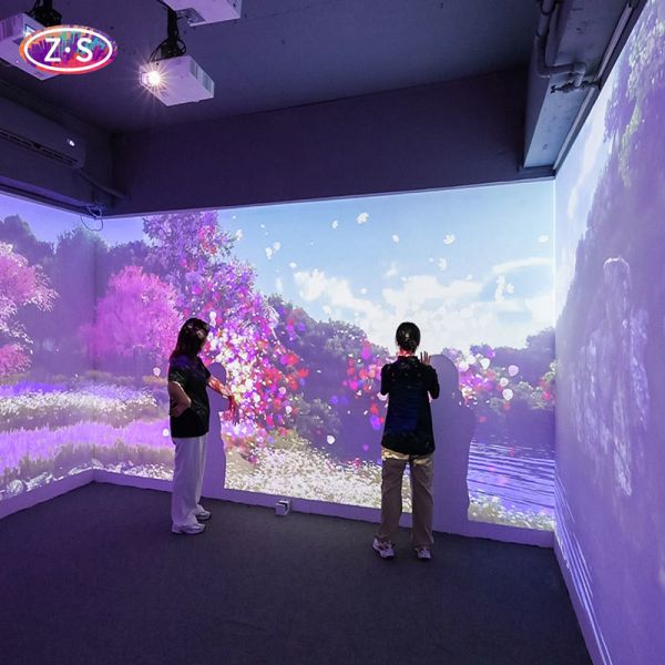 Large Area Display Holographic Immersive Projection with Multi Projector Fusion
