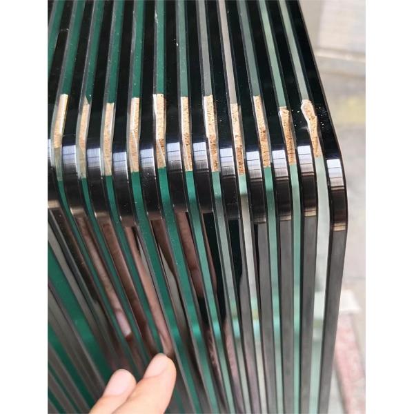 Полированный Край Прозрачное ламинированное закаленное стекло на заказ