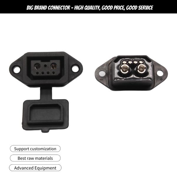 Electric Bicycle Lithium Battery Charging Socket 2+4P EV Lithium Battery Power Connector