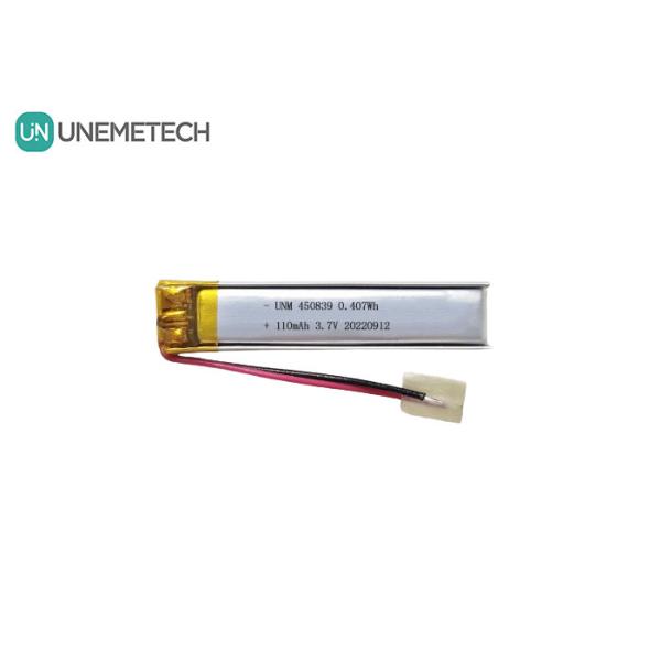 Precision Design 3.7V 110mAh LiPo Battery Rechargeable Lithium Polymer Battery 450839