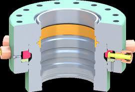 Anti type suspension de H2S PSL4 api 6A WD de cuvelage de tête de puits