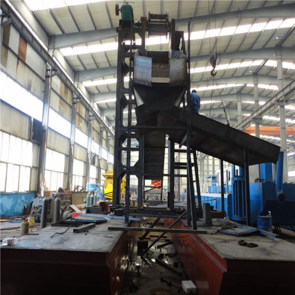 JC-3000 Ladder Winch Bucket Chain River Sand Dredger 400m3/h Output